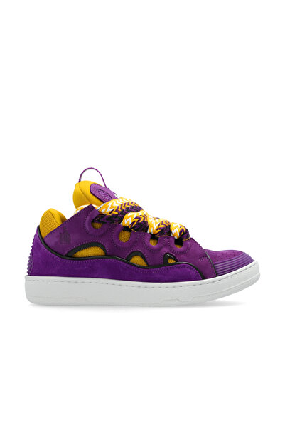 Lanvin Curb Sneakers Lakers Mov Galben FMSKRK11DRAGA20-7080