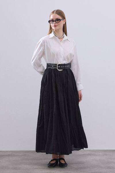 Kübra Yiğit Crush Voile Skirt