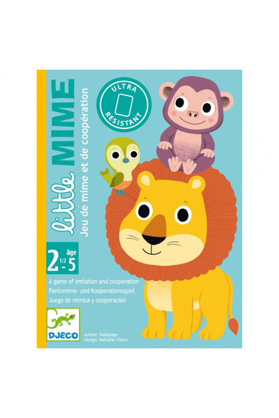 djeco Toddler Little Mime Card Game