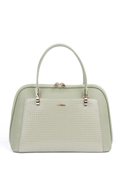 Tuğba Becca Crocodile Patterned Long Strap Women's Shoulder Bag T4409