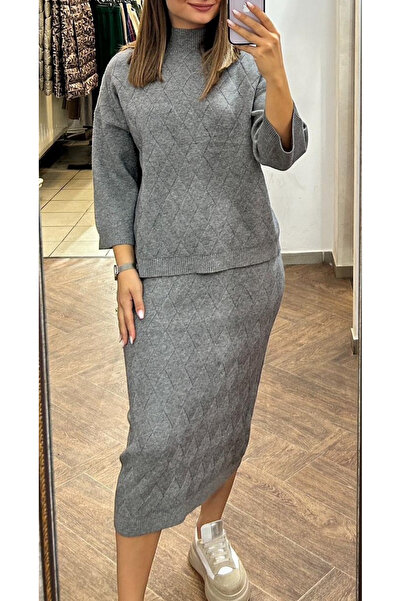 OEMN Women's Knitwear Set 2 Pieces Blouse and Dress - HEB