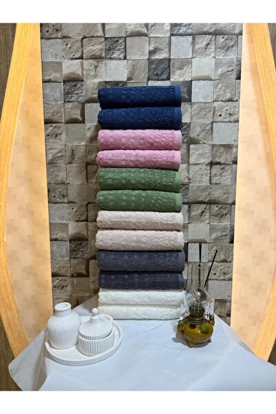 cs ilkim Li̇na Lüx / Set of 6 50&90 cm Hand and Face Towels (6 Colors)