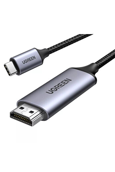 Ugreen Cablu USB-C la HDMI 4K@50Hz Thunderbolt, 1.5 m, Gri/Negru