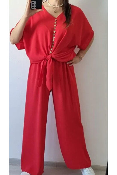 OEMN Compleu Dama Bluza si Pantalon Lung de Vara