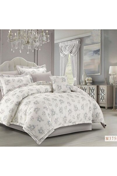 Reiashn Judy Floral 8-Piece Summer Double Bedspread Set, 100% Cotton