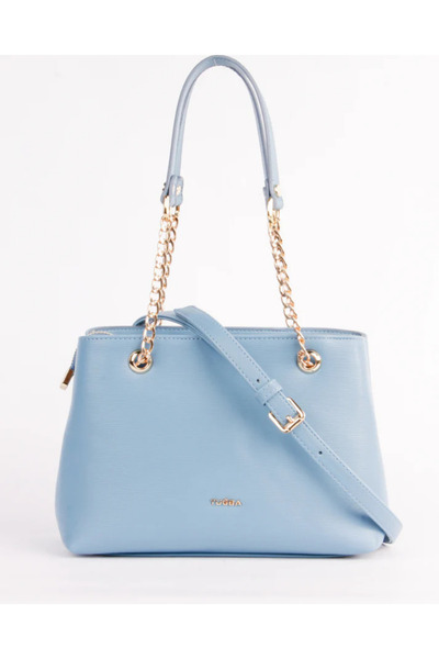 Tuğba Lando Chain Detailed Adjustable Strap Women's Crossbody and Shoulder Bag T48374