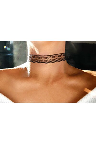 Fiyonks Atölye قلادة دانتيل مزخرفة، مناسبة للزفاف، وصيفات العروس، هدية، إكسسوار نسائي