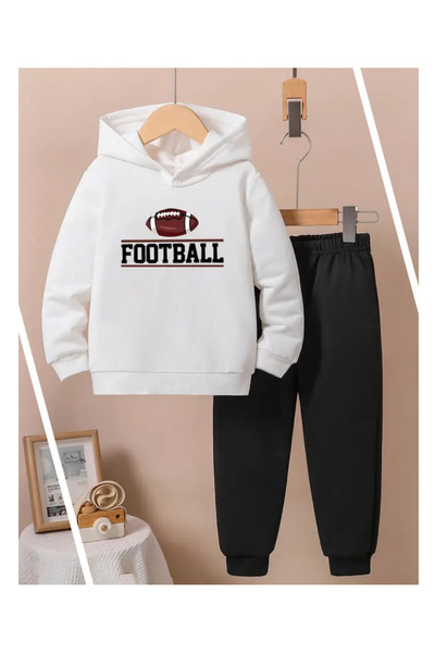 Sebesta Fashion New Season Children's Hooded Bottom and Top Printed Tracksuit...