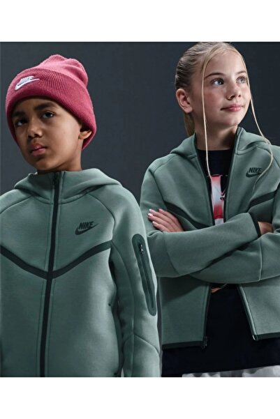 Nike Sportswear Tech Fleece Girls' Full-Zip Hoodie hv8695-017