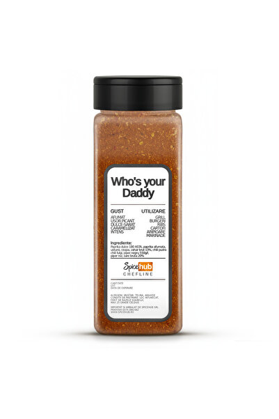 Spicehub Mix Who's Your Daddy, condiment premium pentru burgeri, coaste si pui, 600g