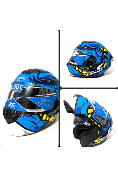 X-One Modular motorcycle helmet - Albastră