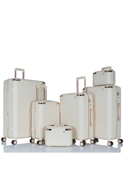 Assoda طقم حقائب سفر دبش للعرايس 6 قطع متينة وأنيقة