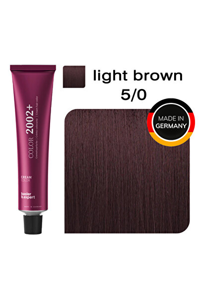 Basler Beauty Vopsea de par permanenta BASLER color 2002+ 5/0 saten deschis, ...