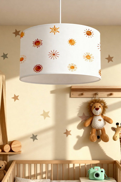 EVPANYA Bohem Güneşler Desenli Çocuk Odası Avize