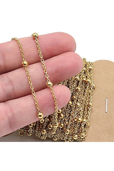 Lenochka SF Μαζική Αλυσίδα Επιχρυσωμένης Αλυσίδας για Κατασκευή Κολιέ και Βρα...