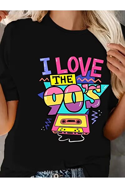 EYMORA تي شيرت نسائي برسومات عشرينيات القرن الماضي أحبها