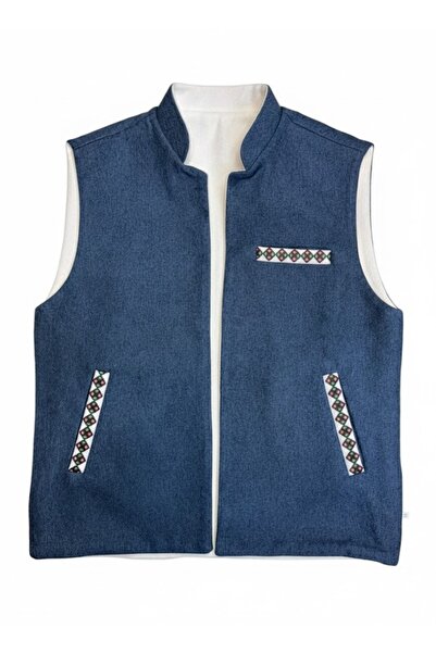Generic Double-faced winter vest in a modern style, high-quality Saudi-made.
