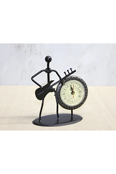 Epilons عازف جيتار مع ساعة معدنية