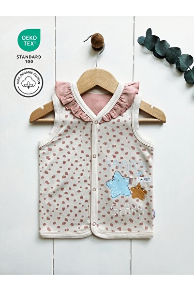 Baharda Nova Oeko Tex Certified 100% Organic Cotton Double Layer Baby Vest / Girls Boys Vest