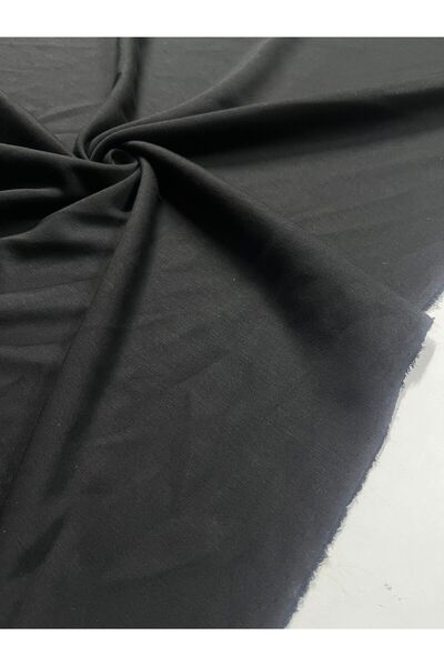 Kumaş sever Black Color Combed Cotton Fabric Stretchy Thick Face Fabric Double En Meterlik Sweater Tracksuit Suit Clothing Fabric