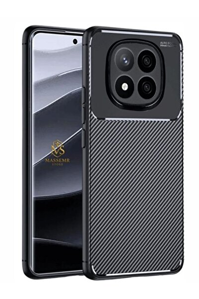 Massemr Xiaomi Redmi Note 14 Pro Plus Case Auto Focus Carbon Cover Shock Abso...