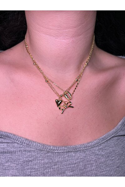 Fiamoss 3' Lü Charm Kolye Seti