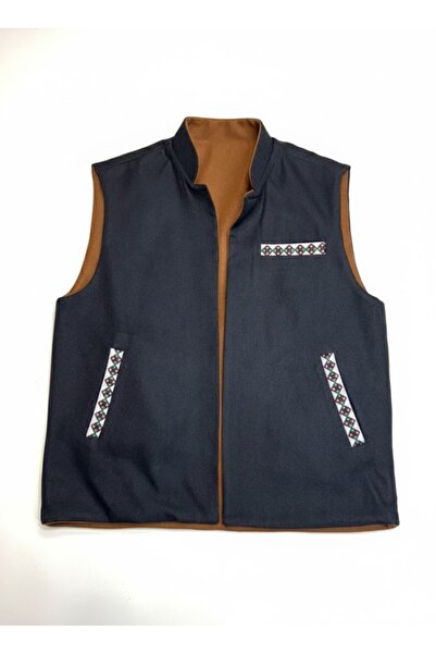 Generic Double-faced winter vest in a modern style, high-quality Saudi-made.