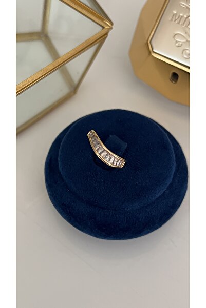 SU PERİSİ TAKI BİJUTERİ خاتم ذهبي قابل للتعديل مرصع بحجر الزركون الشفاف