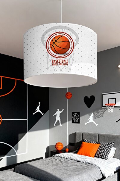 EVPANYA Basketbol Potası Desenli Çocuk Odası Avize