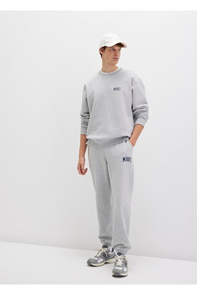 Mavi Logo Printed Loose Fit (Comfortable Fit) Regular Cut Loose Elasticated Leg Sweatpants