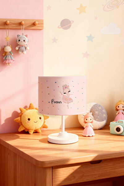 EVPANYA Princess Ballerina Patterned Children's Room Lampshade