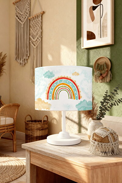 EVPANYA عاكس الضوء لغرفة الأطفال بنمط قوس قزح ملون بوهيمي