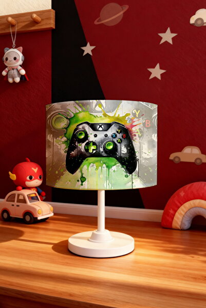 EVPANYA Gamer Player 22 Patterned Children's Room Lampshade