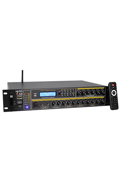 Hesapli Alisveris MAGICVOICE 250 WATT 100 VOLT USB/BT İKİ MİC GİRİŞ 6 BÖLGELİ...