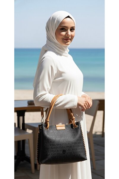 Just Polo Women's Waterproof Adjustable Strap Large Size Luxury Shoulder Bag Shoulder Bag Size: 27 X 30 cm