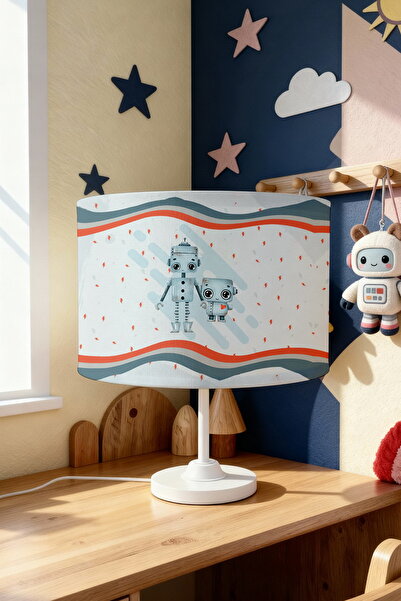 EVPANYA عاكس الضوء لغرفة الأطفال بنمط الروبوتات اللطيفة للأب والابن