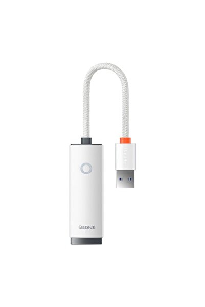 GERICOM USB A to RJ45 (female) Network Adapter, 1000 Mbps, White