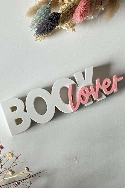 AHWALL Book Lover Kitaplık Süsü, Dekoratif Figür Dekoratif Obje Biblo Masaüstü Süs Ev Dekorasyonu Hediyelik