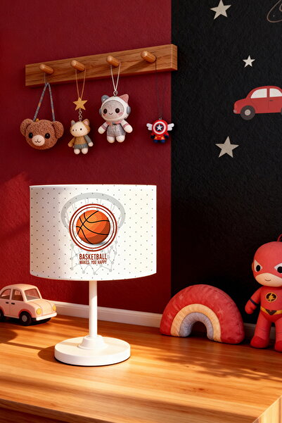 EVPANYA Basketball Hoop Patterned Children's Room Lampshade