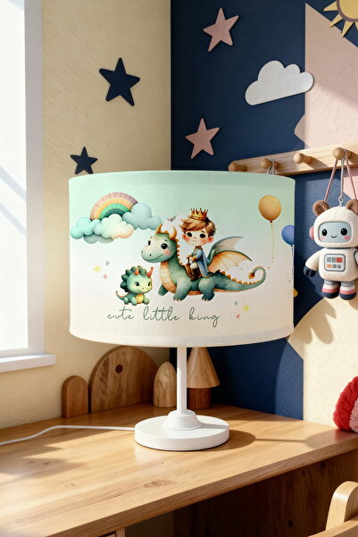 EVPANYA عاكس الضوء لغرفة الأطفال بنمط الأمير التنين