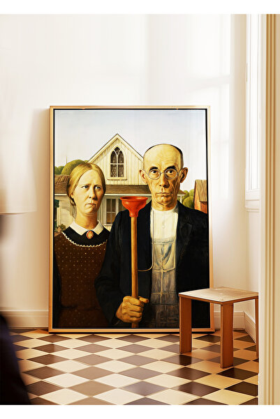 ARTHOUSECOLLECTIVE Cuplul Plunger - Baie / WC - Poster fără cadru în dimensiu...