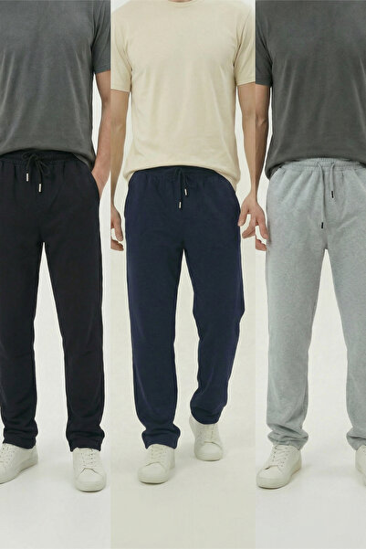 Veleno Ανδρικό σετ 3 τεμαχίων φαρδιά, υπερμεγέθη, άνετα παντελόνια φόρμας 4 ε...