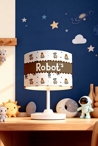 EVPANYA عاكس الضوء لغرفة الأطفال بنمط روبوت كارديز