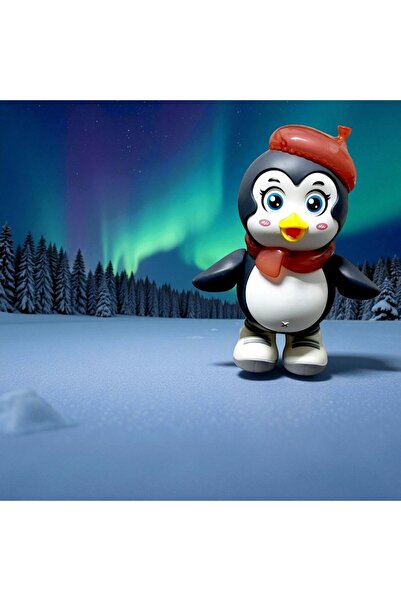 OEM Musical Penguin 21 cm, Animated Toy with Songs, Lights, Multicolor Model, Dance and Game Function