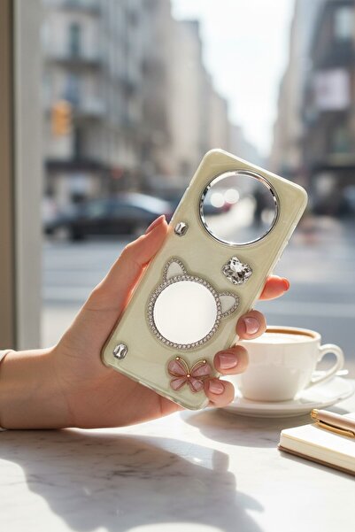 batuteknoloji Realme 11 Pro 5G-Realme 11 Pro Plus Aynalı Taşlı Fiyonklu Kabar...