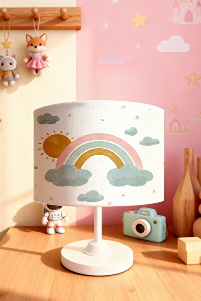 EVPANYA Sunny Rainbow Patterned Children's Room Lampshade