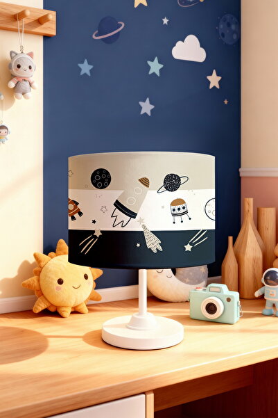 EVPANYA Space Vehicles Patterned Children's Room Lampshade