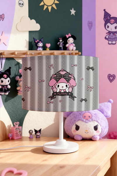 EVPANYA عاكس الضوء لغرفة الأطفال من ماي ميلودي باللون الرمادي مع نقوش مطرزة ب...