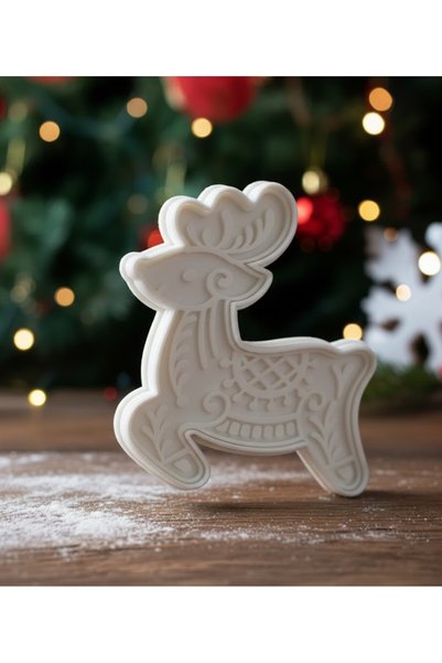 PARALEL3D Deer Cookie Mold 2 Pieces
