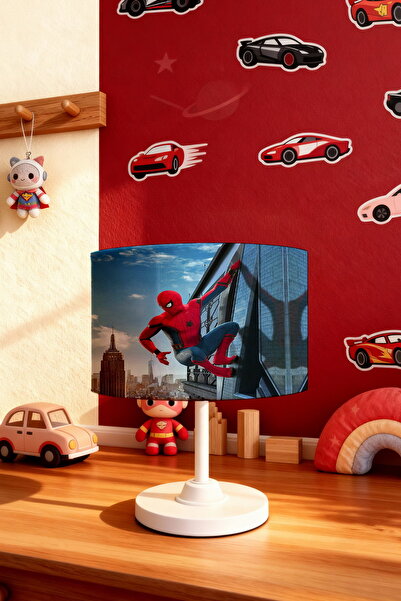 EVPANYA عاكس الضوء لغرفة الأطفال بنمط ساركان سبايدر مان
